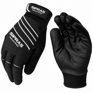 Premium curling gloves with high grip silicone palm for ice curling sweeping broom control training and competition by SIPRAS INDUSTRIES