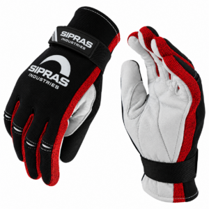 Custom curling gloves with silicone grip palm for ice curling sweeping broom handling training and competitive sports by SIPRAS INDUSTRIES